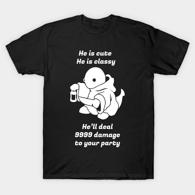 He's cute he's classy, he'll deal 9999 damage to your party Tornberry T-Shirt by Asiadesign